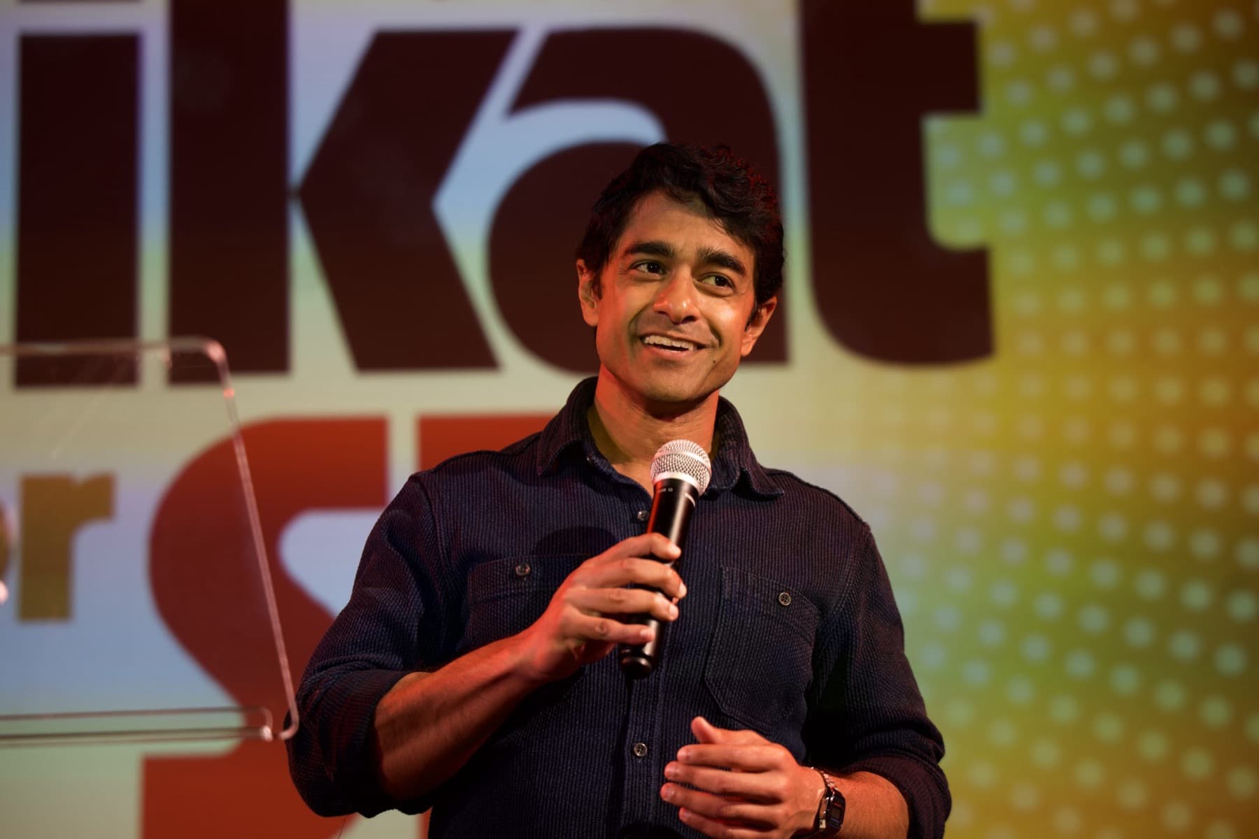 Saikat Chakrabarti speaking after June 2026 election results in San Francisco